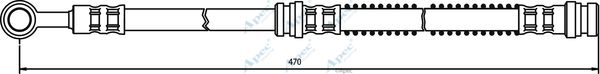 APEC BRAKING Тормозной шланг HOS3123